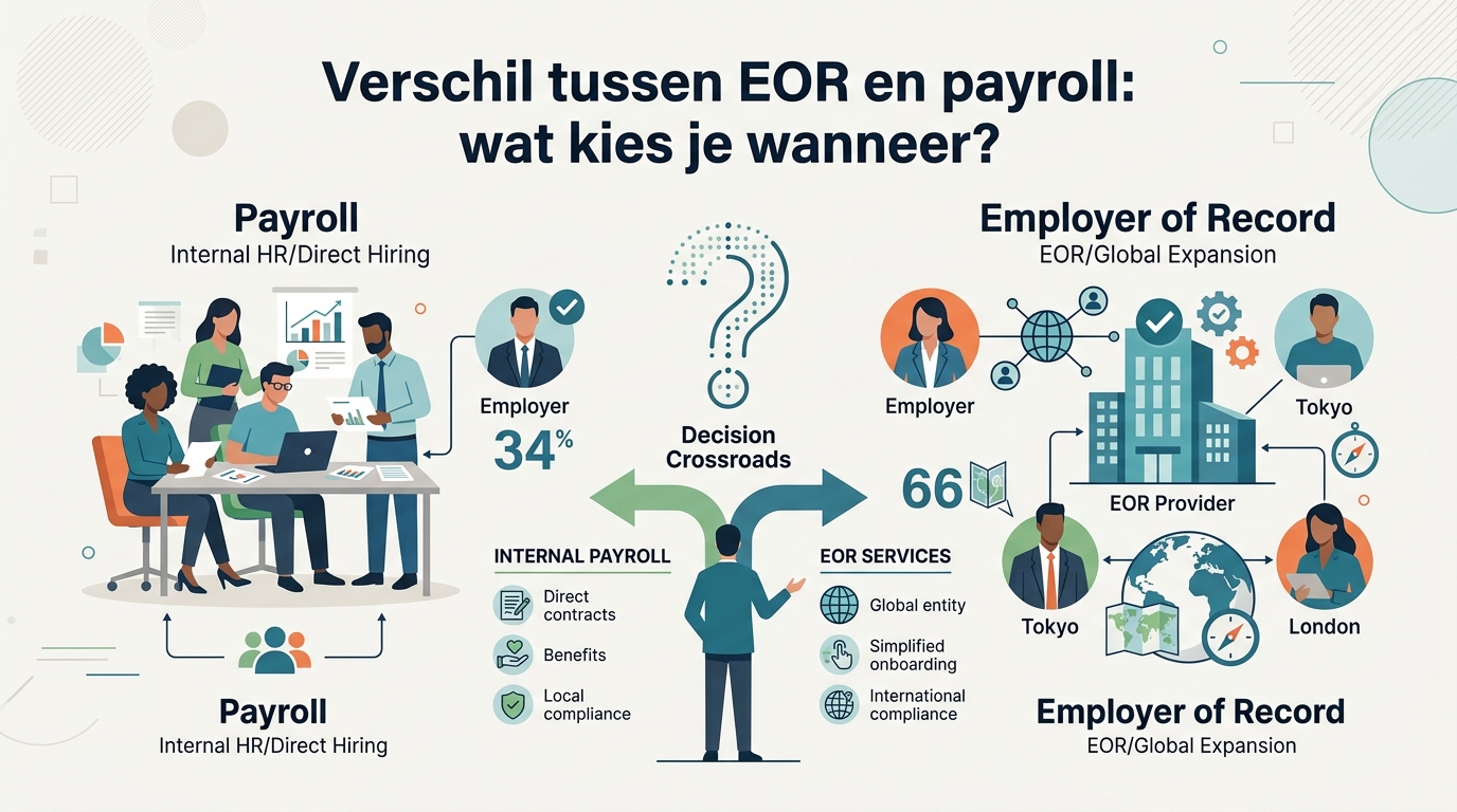 Difference between EOR and payroll: what to choose when?